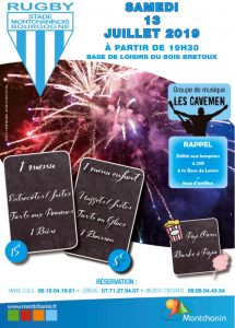 Stade Montchaninois Bourgogne et 13 juillet à Montchanin (Sortir)