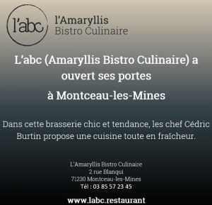 Bistro culinaire l’ABC à Montceau (Commerce)