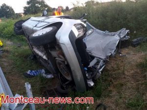 Accident, ce mardi soir , à l&rsquo;échangeur des Gautherets de la RCEA