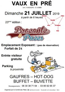 Comité des fêtes de Vaux en Pré (Sortir)
