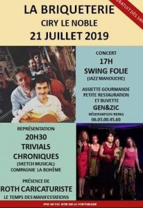 Concert « solidaire » à La Briquetterie à Ciry-le-Noble (Sortir)