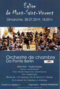 Concert à l&rsquo;église de Mont-Saint-Vincent