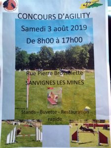 Concours canin à Sanvignes (Agility)