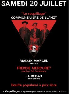 Pertes et fracas vous invite au Bar Le Coquillage à Blanzy
