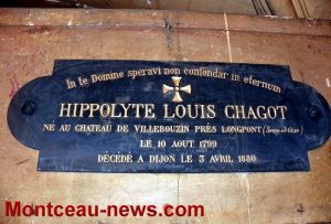 Nouvelle visite de la crypte de la famille Chagot (Montceau)