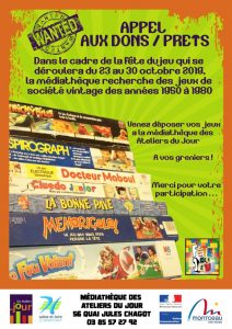 Appel aux dons ou prêts (Montceau)