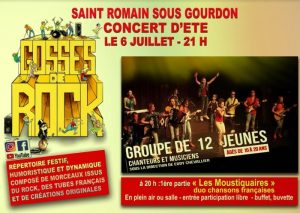 Rappel / Saint Romain sous Gourdon  : Les Gosses de Rock VOIR LA VIDEO