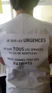 Mouvement de grève du personnel non médical des urgences du CH de Montcau (Social)