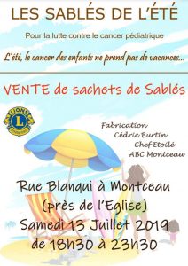 Montceau : Parce que le cancer des enfants ne prend pas de vacances