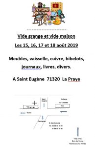Vide grange et vide grenier (Saint-Eugène)