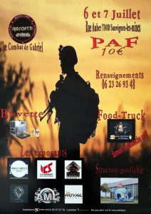 Week-end airsoft au profit de l&rsquo;association le combat de Gabriel