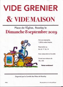Vide-maison et vide-grenier à Rozelay (Sortir)