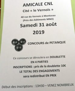 Amicale CNL du Vernois (Sortir)