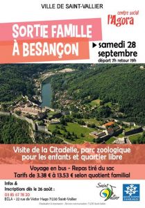 Le centre social l’Agora de Saint-Vallier propose…