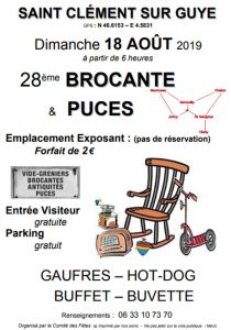 Comité des fêtes de Saint Clément sur Guye (Sortir)