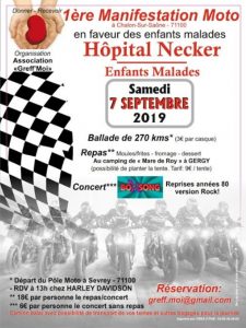 Manifestation de moto : Association « Greff’Moi »