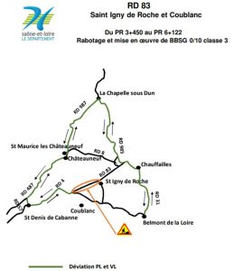 RD83 – Communes de Saint-Igny-de-Roche et Coublanc