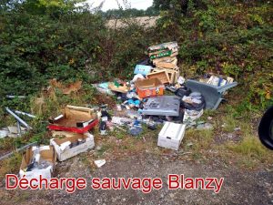 Décharge sauvage à Blanzy