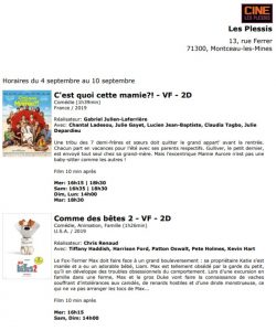 Cinéma Le Plessis (Montceau)