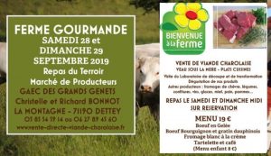 Ferme gourmande à Dettey (Sortir)