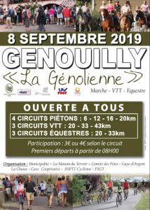 Marche – VTT – Equestre « La Génolienne » de Genouilly (Sortir)