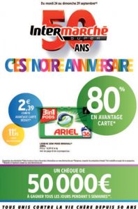 Anniversaire : Intermarché (Gourdon, Montceau et Saint-Vallier)