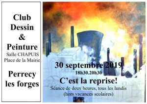 Club et dessin et peinture à Perrecy-les-Forges