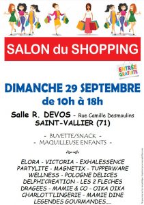 Salon du shopping à Saint-Vallier