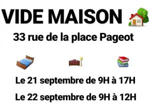 Montceau : Vide maison