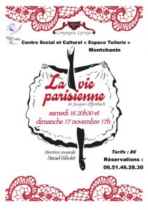 Opéra – La vie Parisienne par la troupe Herse IV à Montchanin (Sortir)