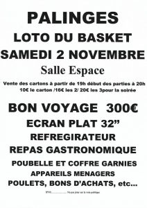 Loto du basket de Palinges (Sortir)