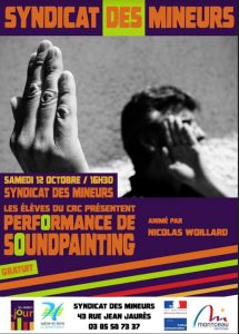 Performance de « Soundpainting » à Montceau