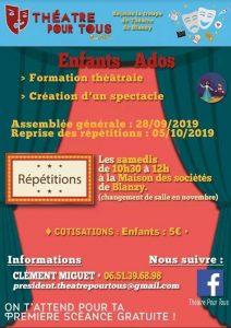 Blanzy : Association « Théâtre Pour Tous »