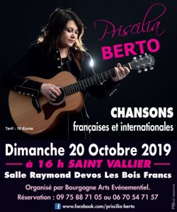 Priscilia Berto en concert !