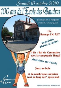 Sanvignes : Centenaire de l’école des Baudras