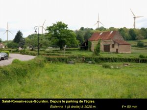Saint Romain sous Gourdon : Projet éolien
