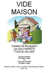 Vide maison à Saint Vallier