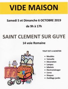 Vide maison à Saint-Clément-sur-Guye