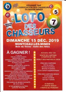 Loto des chasseurs du basin minier (Sortir)