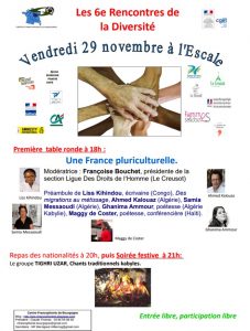 6èmes “Rencontres de la Diversité” : au Creusot aujourd’hui