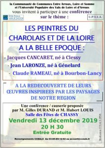 Programmation Culturelle de la Communauté de Communes Entre Arroux, Loire et Somme