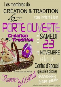 Porte-ouverte de « Création & Tradition » (Sanvignes – Sortir)