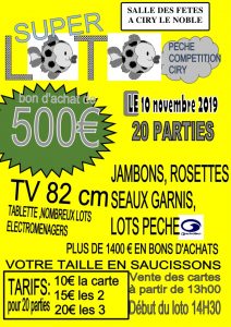 Société de pêche de compétition de  Ciry-le-Noble (Sortir)