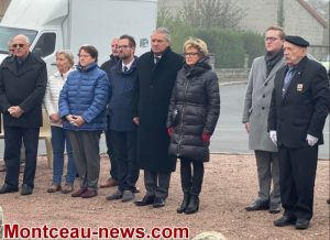 Commémoration du 11 novembre à Saint Bérain-sous-Sanvignes / Bois du Verne