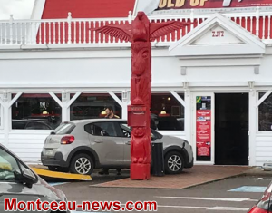 Faits divers – Voiture dans un restaurant à Montceau