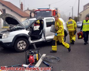 Faits divers – accident, ce dimanche matin à Montceau