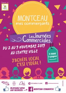 Journées commerciales de Montceau Commerces jusqu&rsquo;au 9 novembre 2019