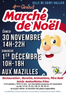 4ème grand marché de Noël à Saint-Vallier
