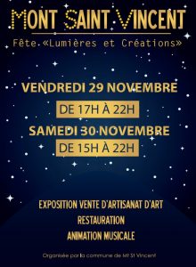 5ème Fête « Lumières et Créations » (Mont-Saint-Vincent)