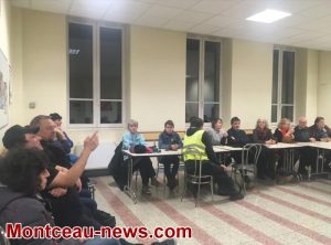 Montceau : Assemblée intersyndicale.
